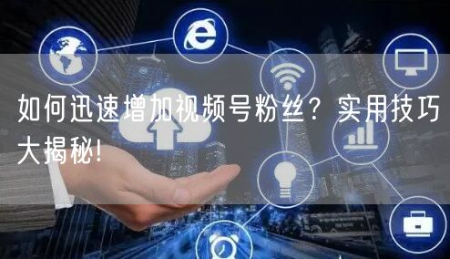如何迅速增加视频号粉丝?实用技巧大揭秘!